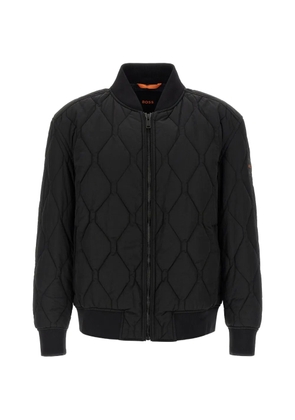 BOSS quilted bomber jacket - Black