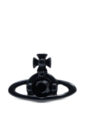 Vivienne Westwood nano Solitaire stud earring - Black