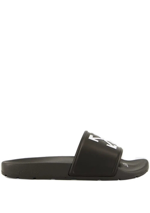 Off-White arrow-print slip-on sliders - Black