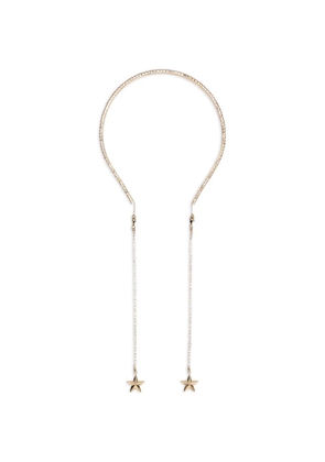 RED(V) star embellished headband - Gold