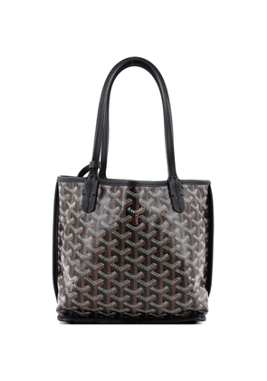 Goyard Pre-Owned Anjou Reversible Tote Coated Canvas Mini satchel - Black