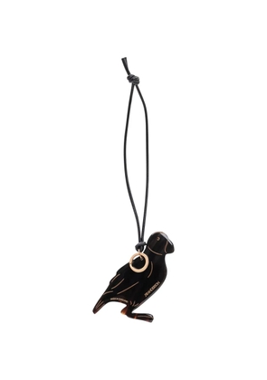 JW Anderson Puffin leather charm - Black