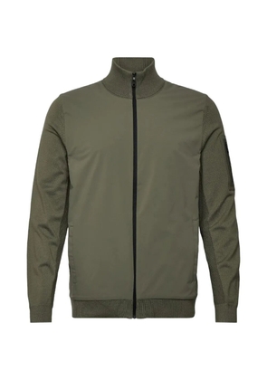 BOSS ribbed zip jacket - Green