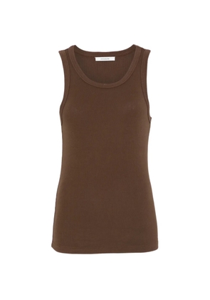 ENTIRE STUDIOS ribbed tank top - Brown