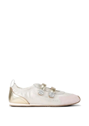 Kurt Geiger London Islington crystal-embellished sneakers - Neutrals