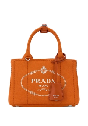 Prada mini Jardinière canvas tote bag - Orange