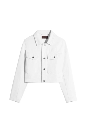 LEMAIRE denim cropped blouson - White