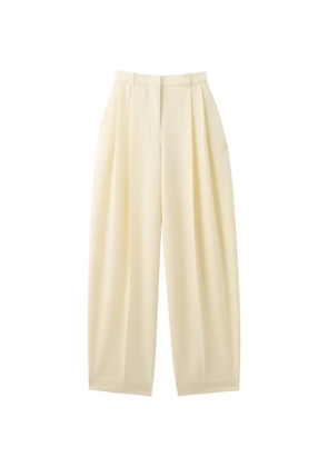 Jacquemus pleated palazzo pants - Neutrals