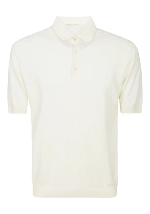 Filippo De Laurentiis short-sleeve buttoned polo shirt - White