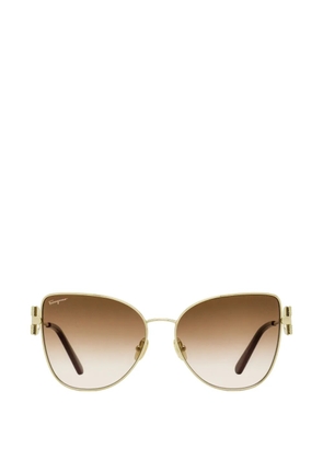 Ferragamo Eyewear butterfly-frame sunglasses - Gold