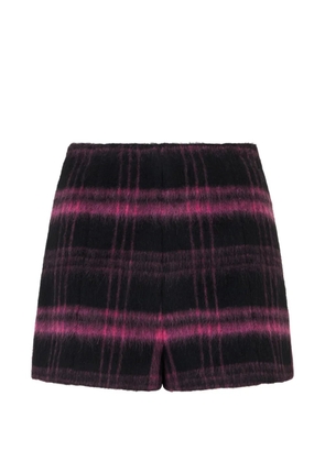 Valentino Garavani plaid shorts - Black