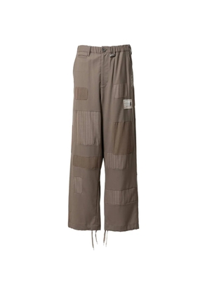 Maison MIHARA YASUHIRO Repaired patchwork trousers - Neutrals