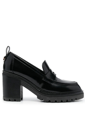 Sergio Rossi Joan 55mm penny-slot leather loafers - Black