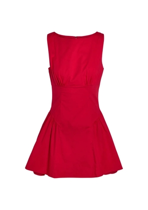 STAUD Gwen gathered mini dress