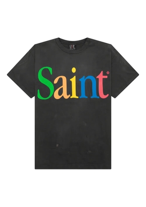 SAINT MXXXXXX logo-print T-shirt - Black