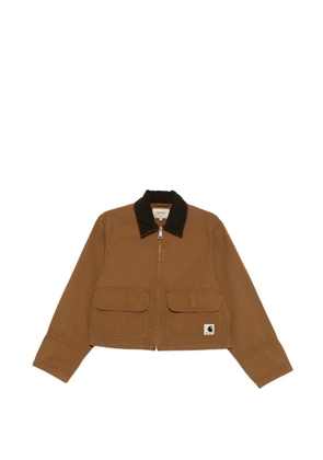 Carhartt WIP pocket cropped jacket - Brown