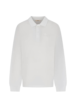 Haikure Freddie long-sleeve polo top - White