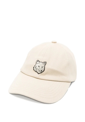 Maison Kitsuné Fox Head baseball cap - Neutrals