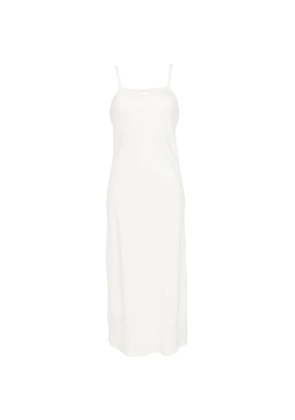 Patrizia Pepe square-neck slip dress - Neutrals