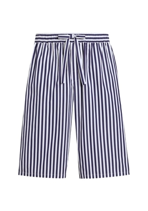 Dolce & Gabbana striped poplin Vanity bermuda shorts - Blue