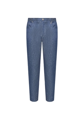 Tombolini Classic straight-leg wool trousers - Blue