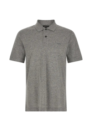 BOSS pallas two-button polo shirt - Grey
