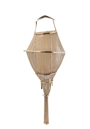 Benedetta Bruzziches small Lumiere crystal-embellishment tote bag - Gold