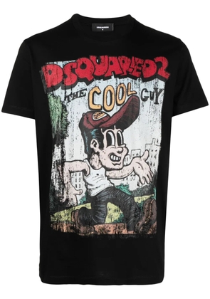 DSQUARED2 Cigarette jersey T-shirt - Black