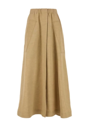 Co pleated A-line skirt - Neutrals