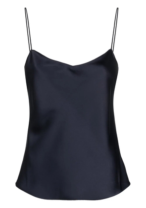 Theory satin-finish tank top - Blue