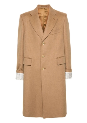 Gucci single-breasted coat - Brown