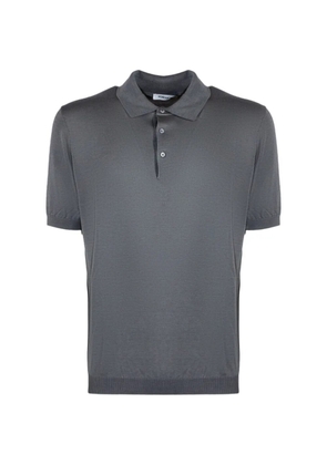 Kangra buttoned short-sleeve polo shirt - Grey