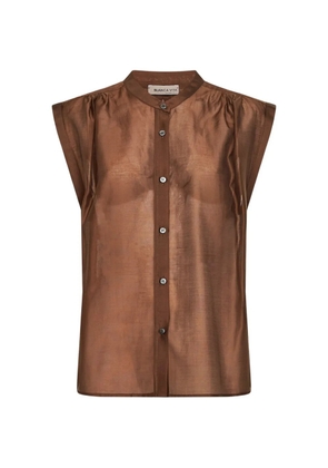 Blanca Vita Calicia sleeveless blouse - Brown