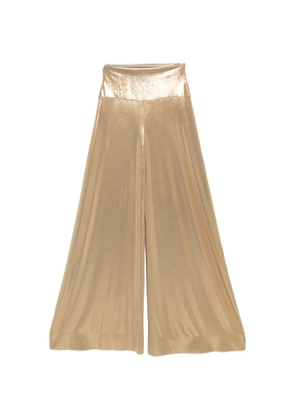 Norma Kamali high-waisted pants - Gold