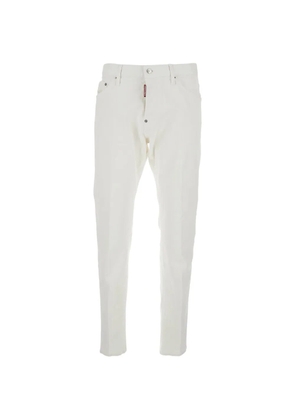 DSQUARED2 five-pocket loose-fit jeans - White