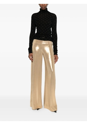 Norma Kamali high-waisted pants - Gold