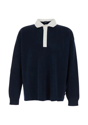 BOSS long-sleeve polo shirt - Blue
