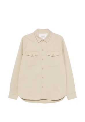 Moncler gabardine pocket overshirt - Neutrals