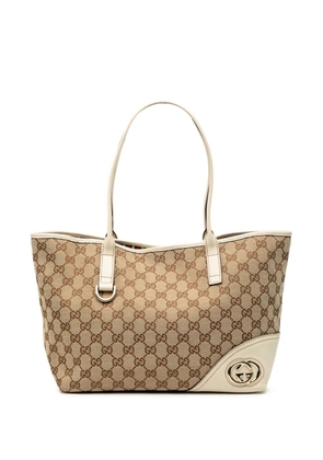 Gucci Pre-Owned 2000-2015 GG Canvas New Britt tote bag - Brown