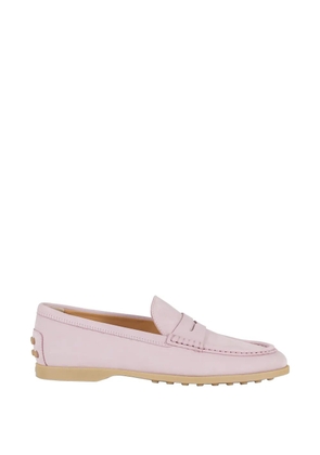 Tod's leather loafers - Pink