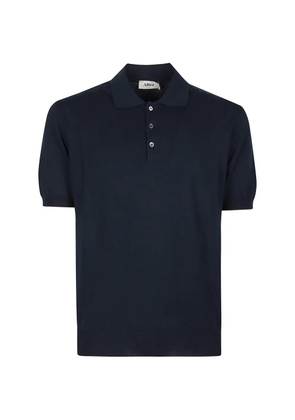 Altea button-up polo shirt - Blue