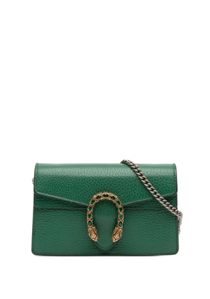 Gucci Pre-Owned 2000-2015 Mini Leather Dionysus crossbody bag - Green