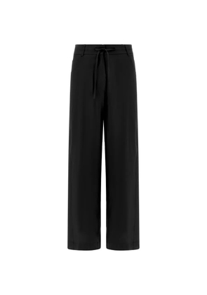 Nude drawstring trousers - Black
