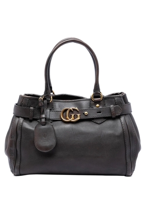 Gucci Pre-Owned 2016-2025 Calfskin Interlocking G Running tote bag - Brown
