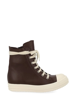 Rick Owens lace-up sneakers - Brown