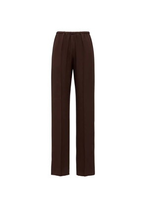Forte Forte elasticated side-slit trousers - Brown