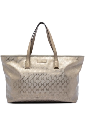 Gucci Pre-Owned 2016-2026 Large GG Imprime tote bag - Gold