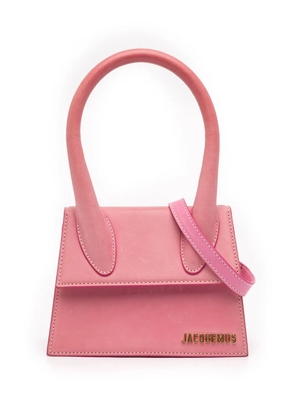 Jacquemus Pre-Owned 2018-2025 Leather Le Chiquito Moyen satchel - Pink