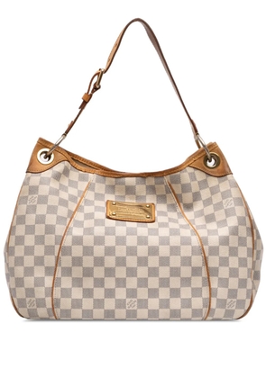 Louis Vuitton Pre-Owned 2009 Damier Azur Galliera PM shoulder bag - White