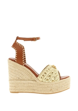 Versace La Medusa woven espadrilles - Brown